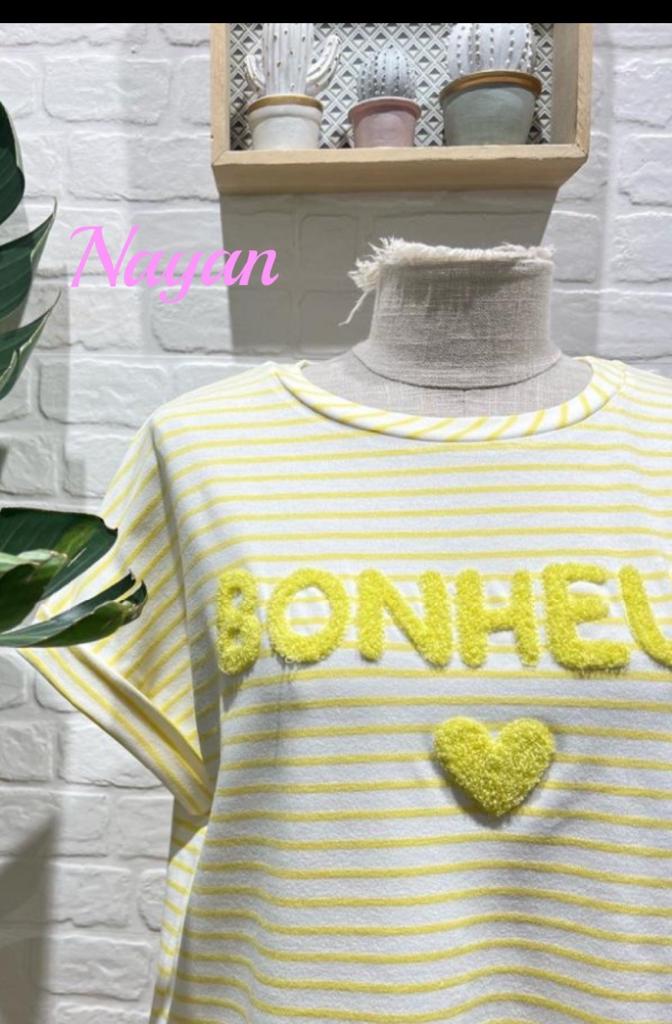 Camiseta Bonheur
