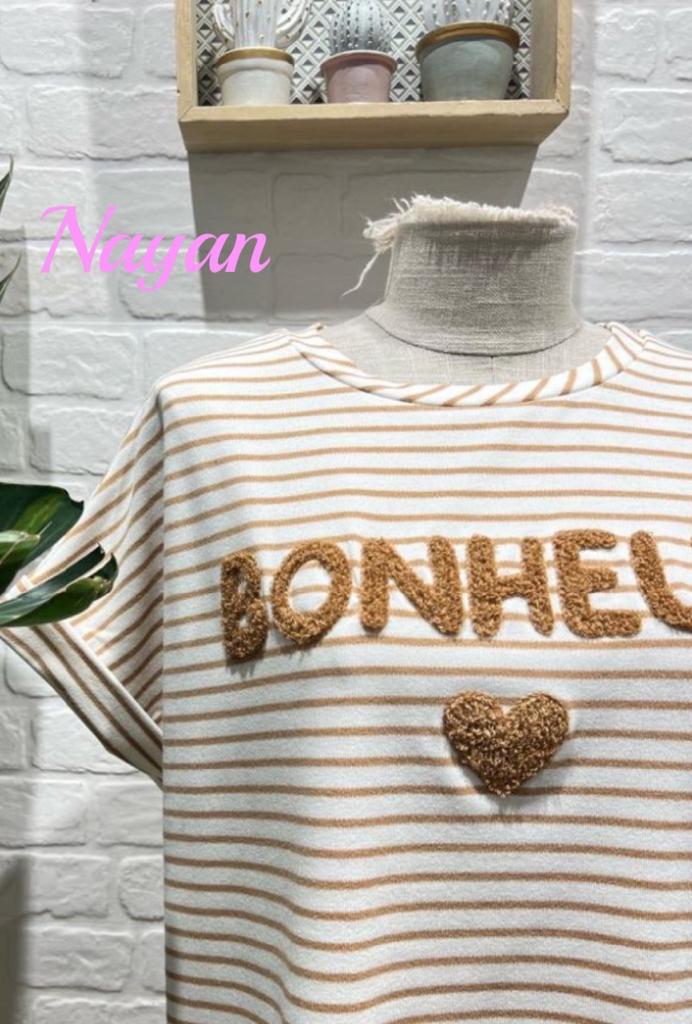 Camiseta Bonheur