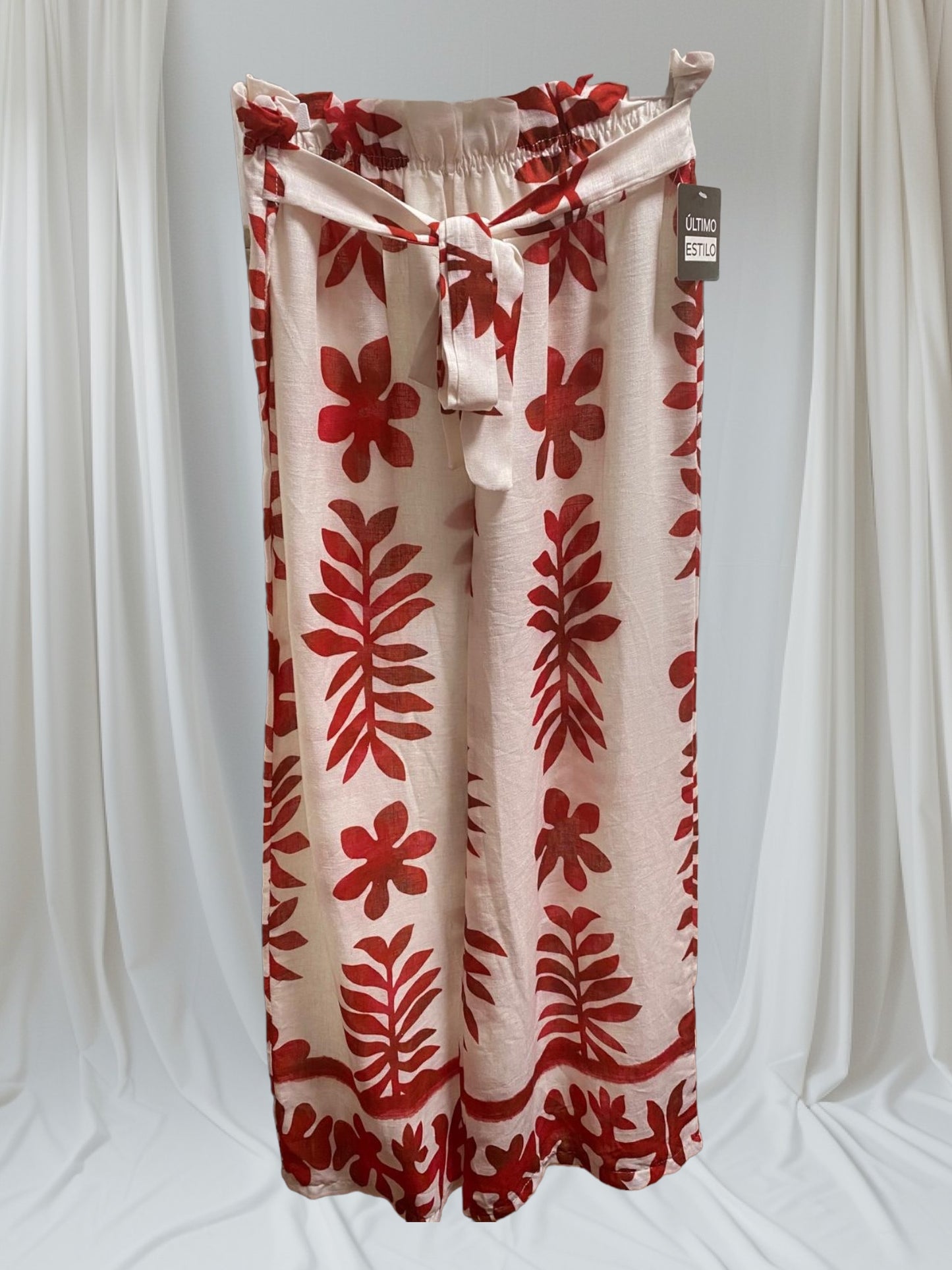 Pantalón hojas