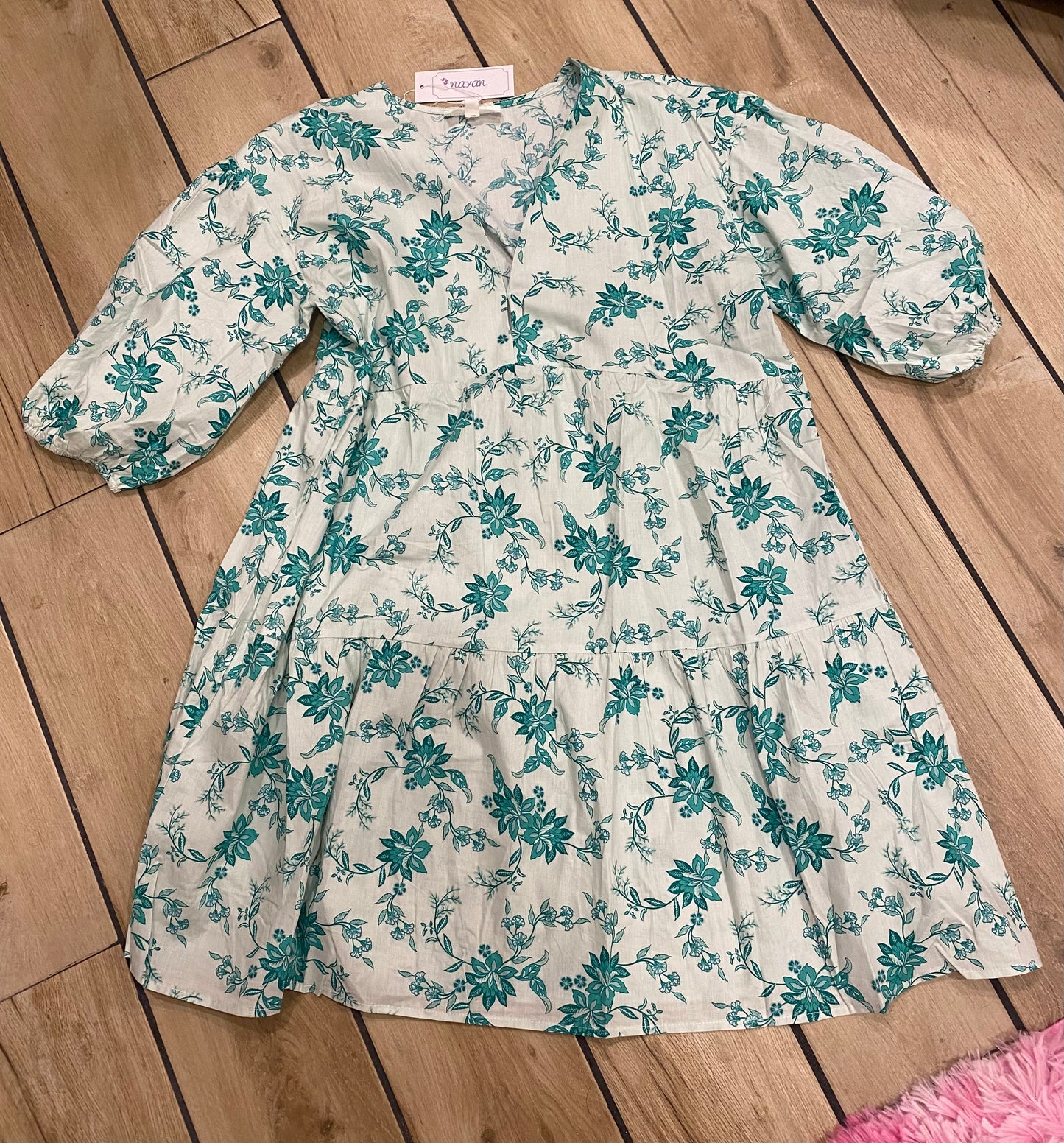 Vestido corto estampado
