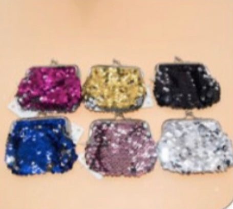 Monedero lentejuelas