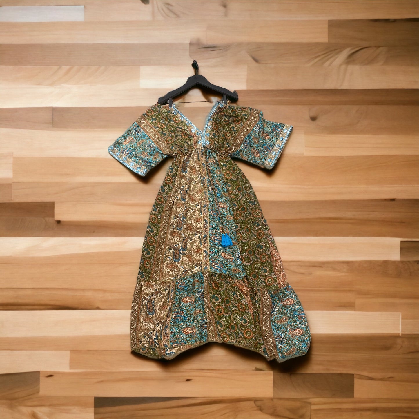 Vestido largo cachemir