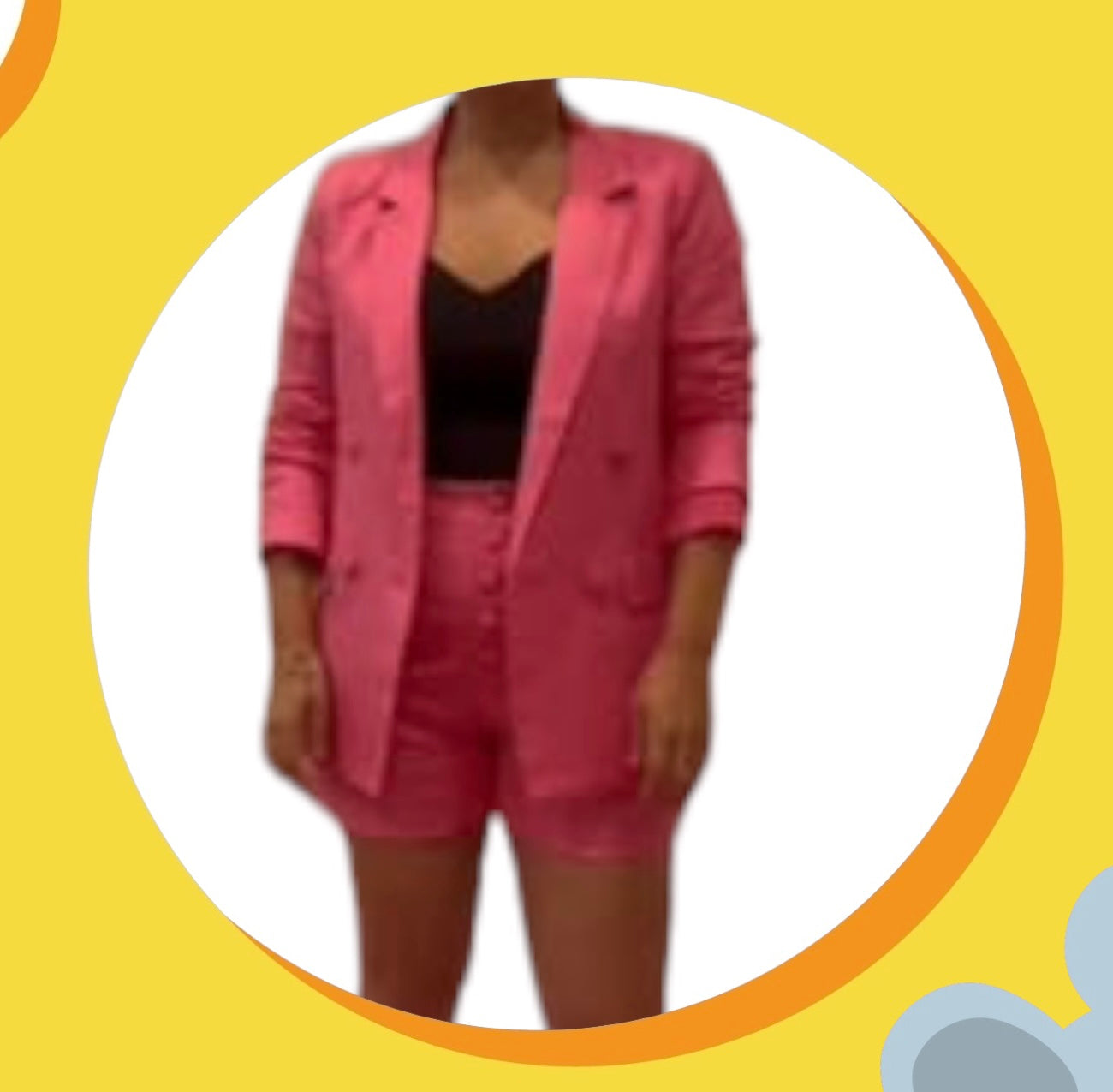 Blazer fucsia.