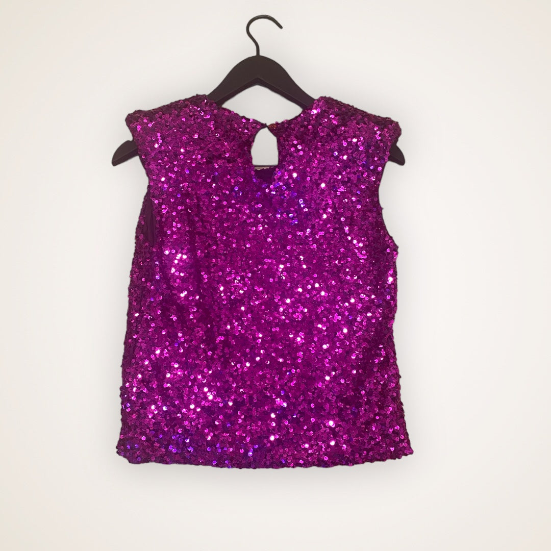 Top Hombreras Lentejuelas