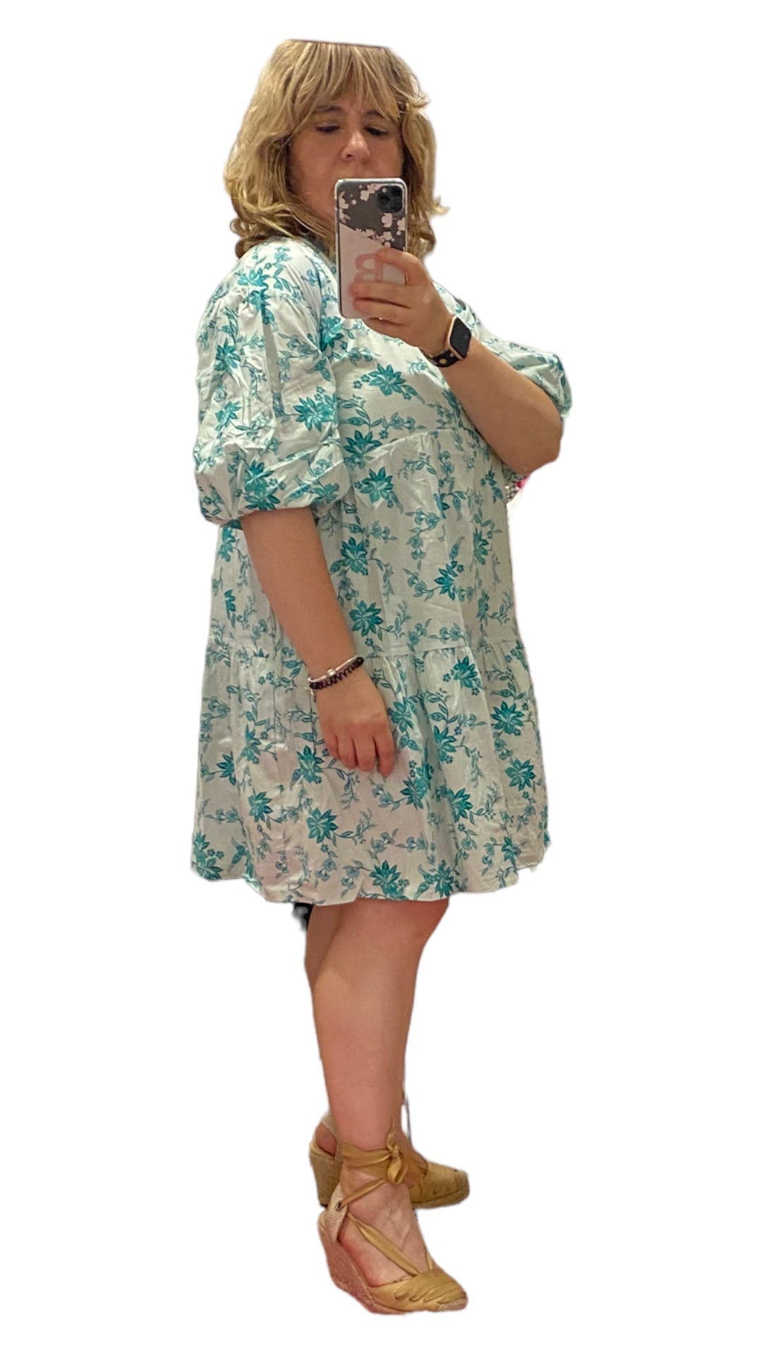 Vestido corto estampado