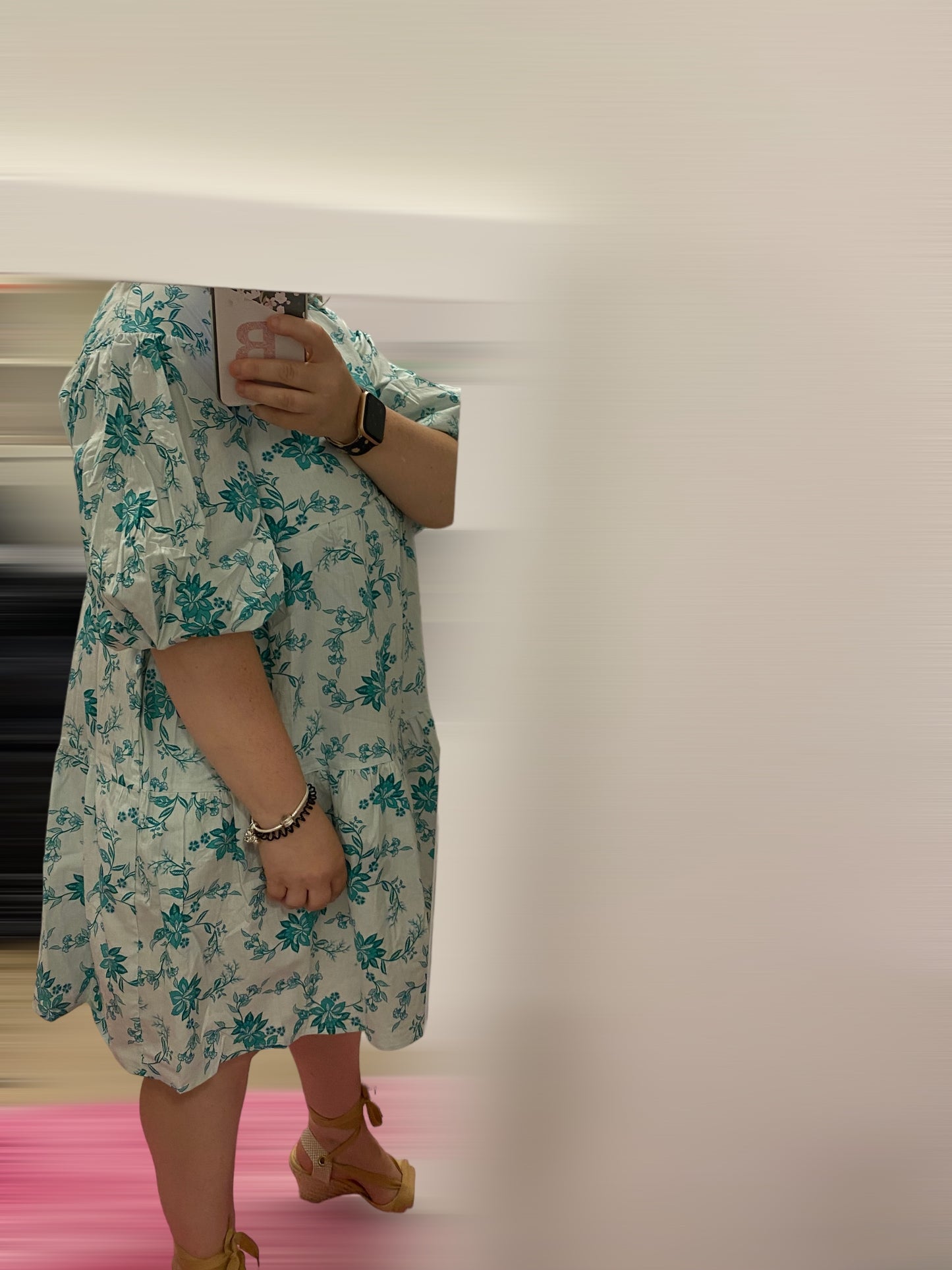 Vestido corto estampado
