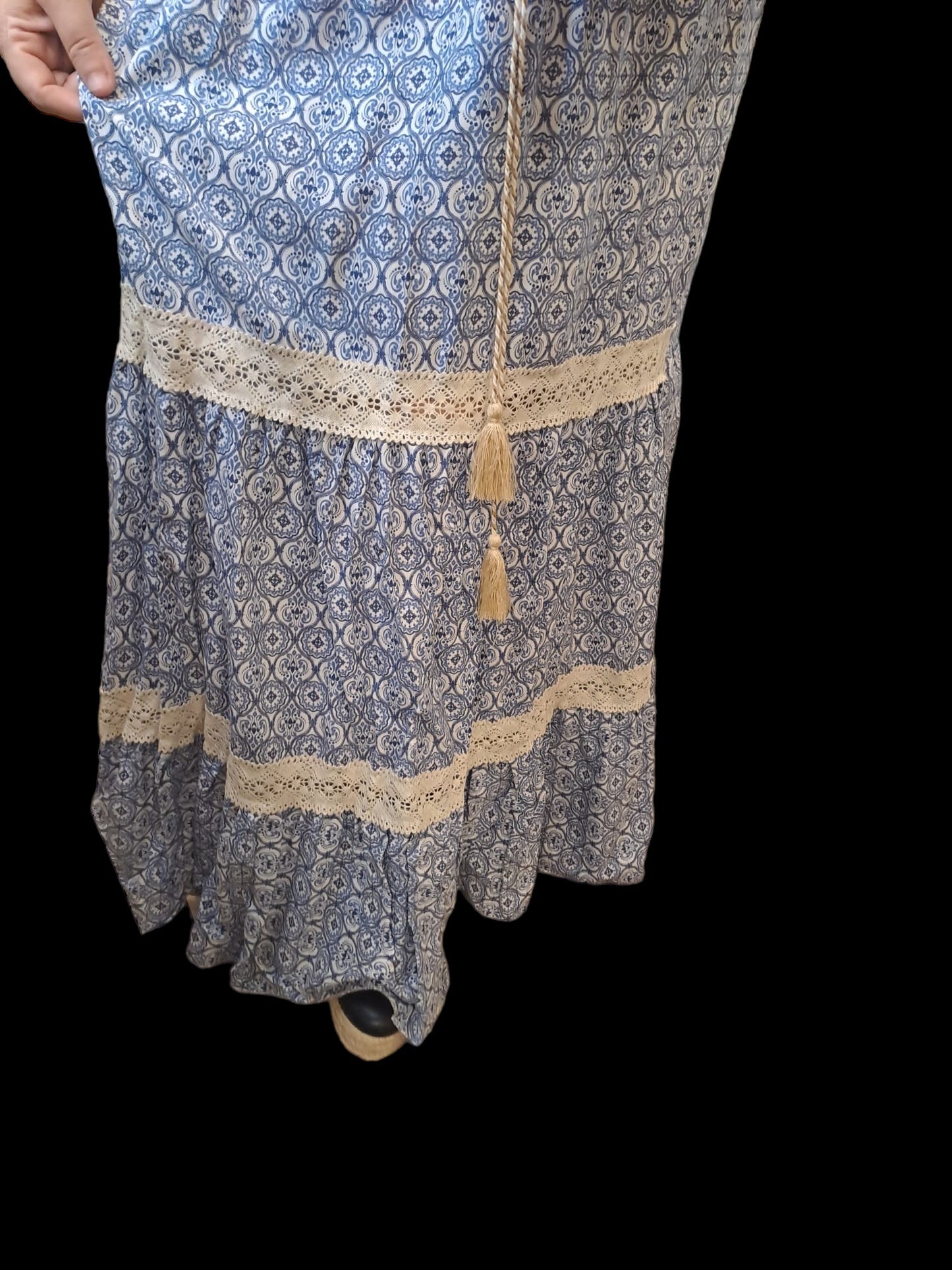 Vestido pompones