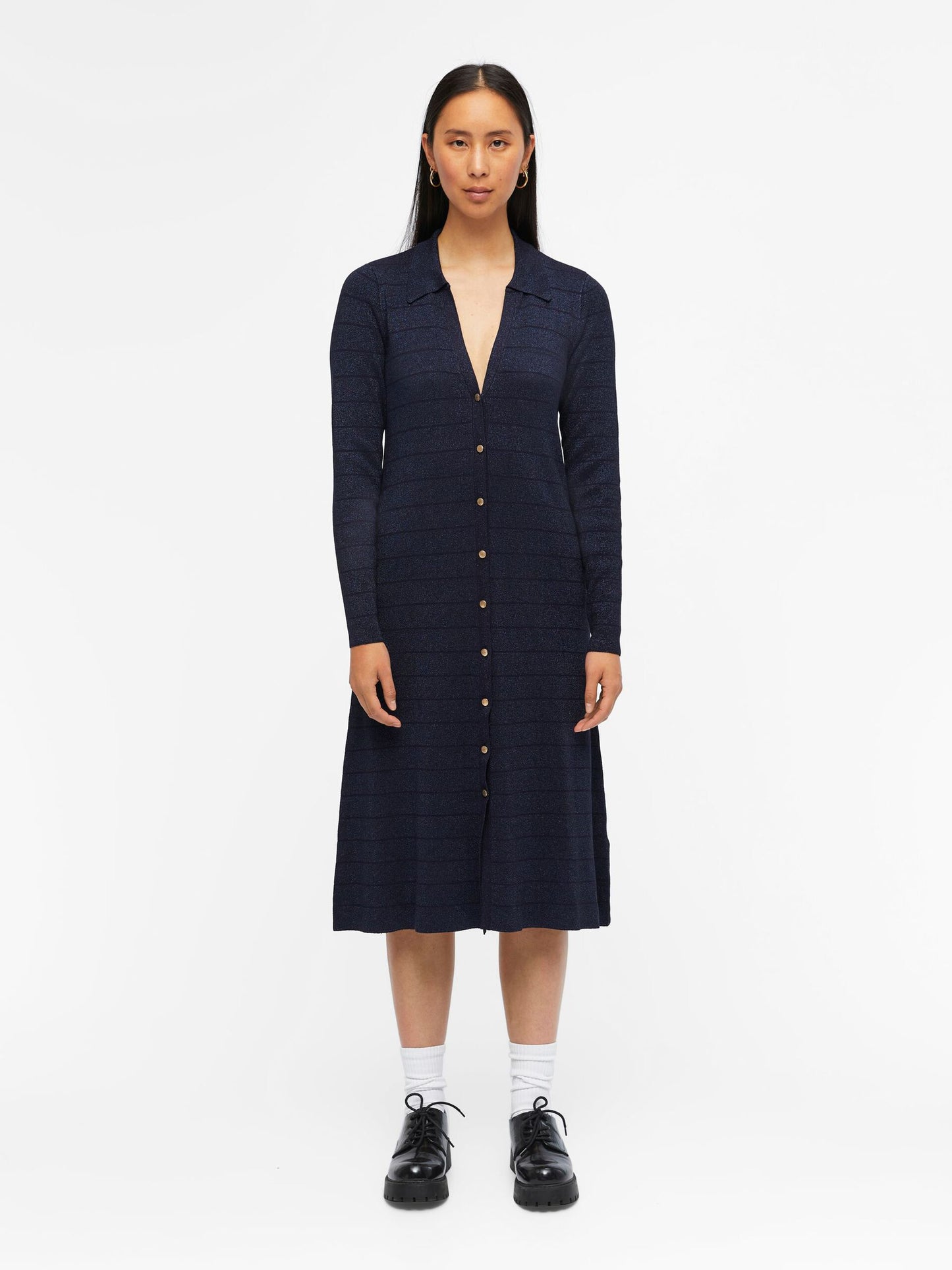 Vestido punto azul