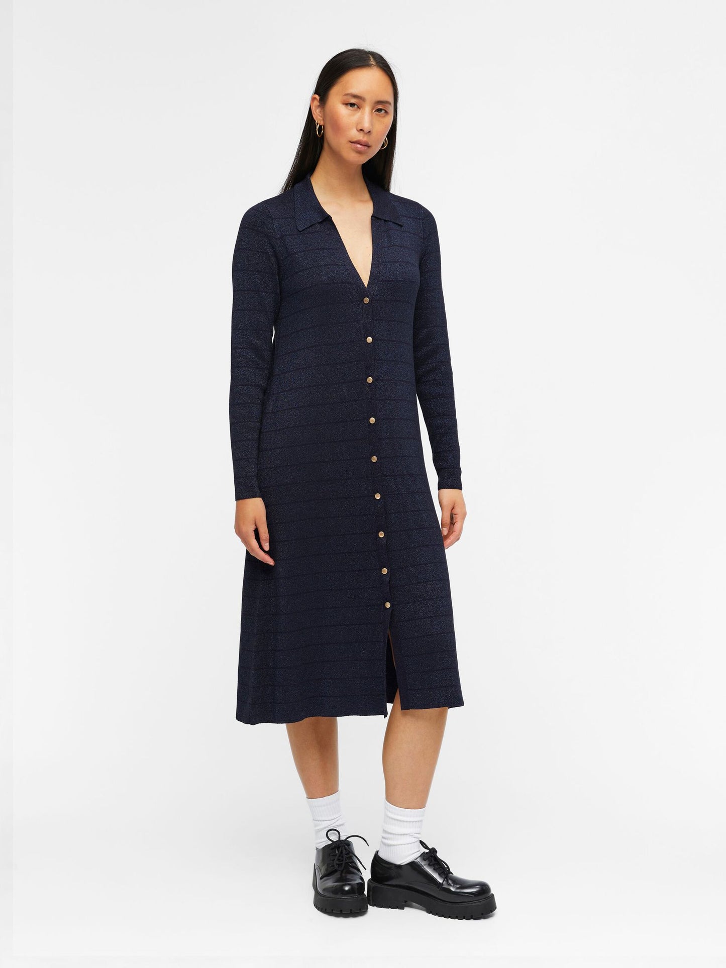Vestido punto azul
