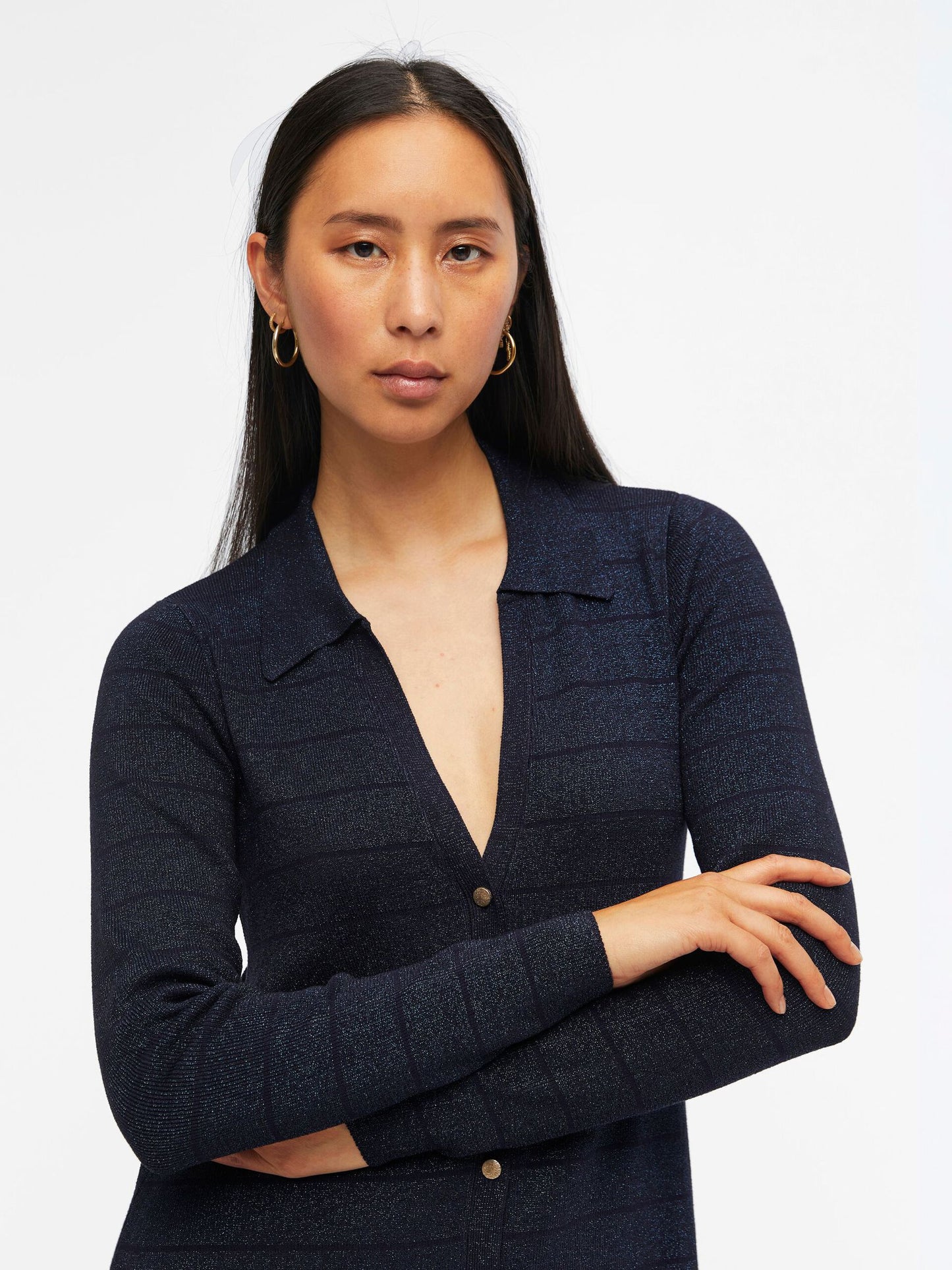 Vestido punto azul