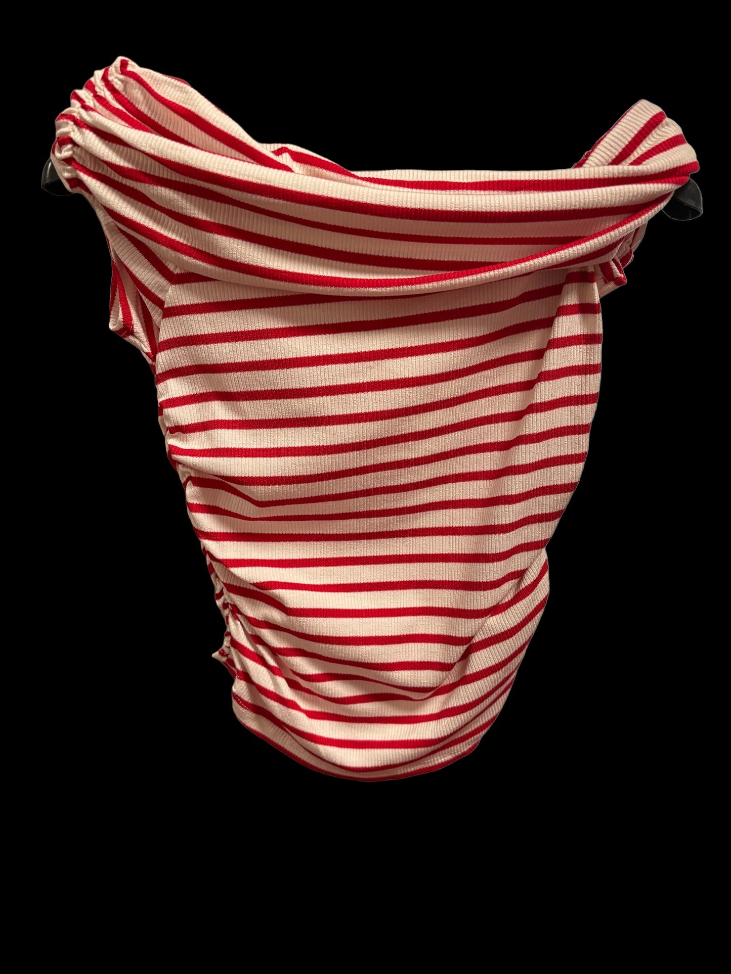 Camiseta fruncida rayas