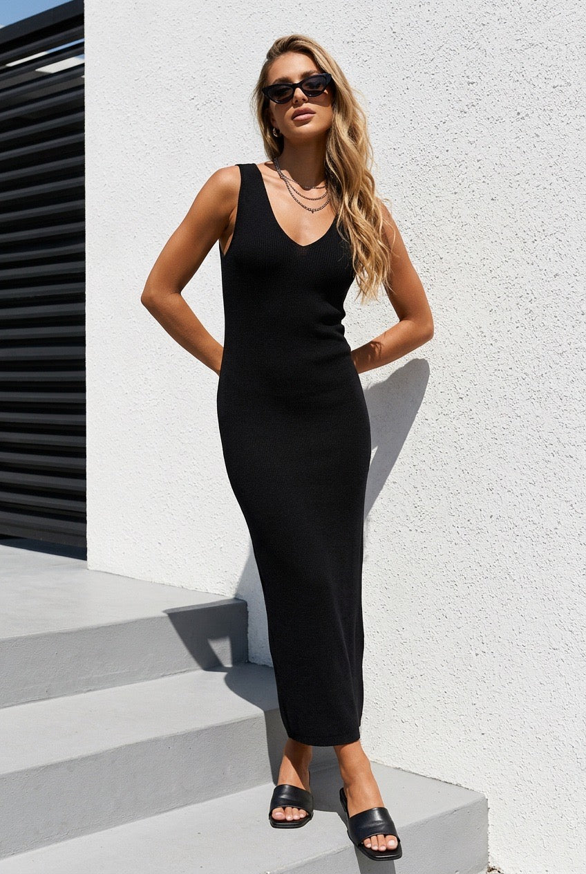 Vestido punto fino