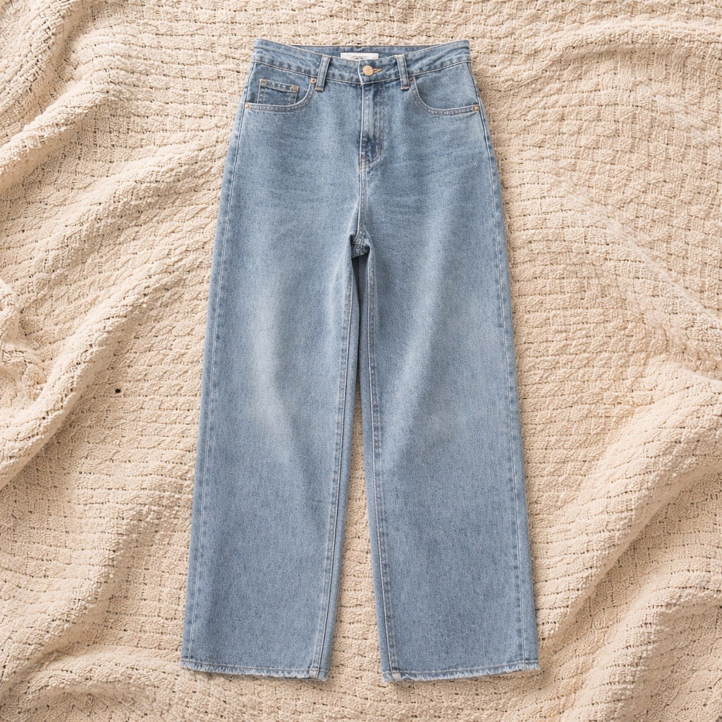 Pantalón vaquero pierna ancha