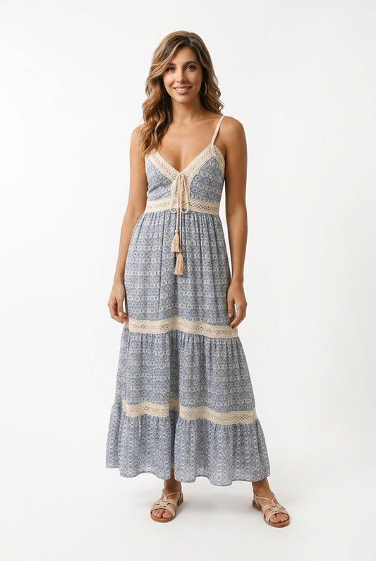 Vestido pompones