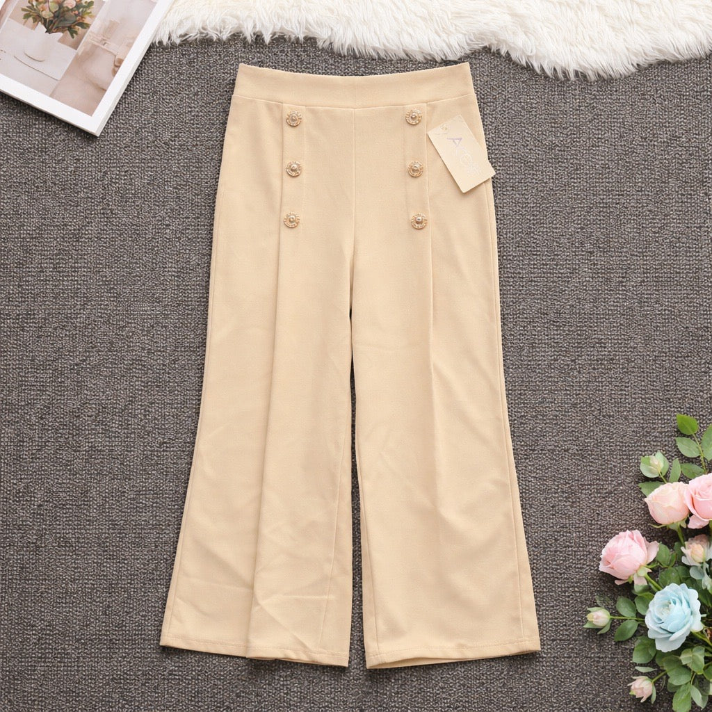 Pantalón botones dorados