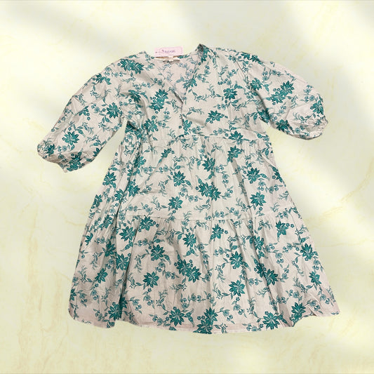 Vestido corto estampado