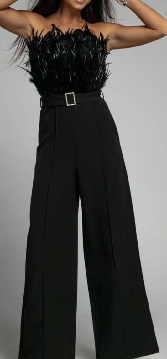Mono plumas negro