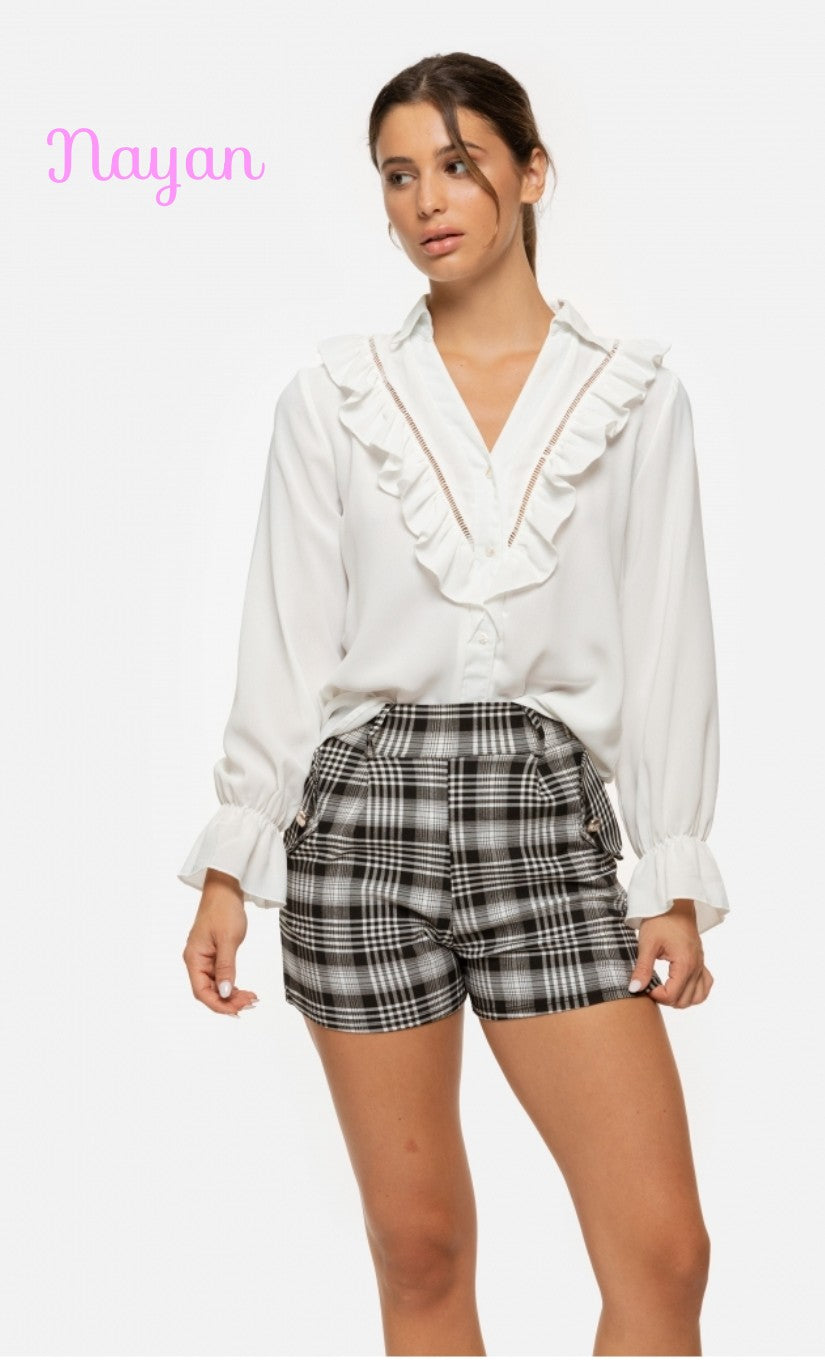 Camisa Muse volantes