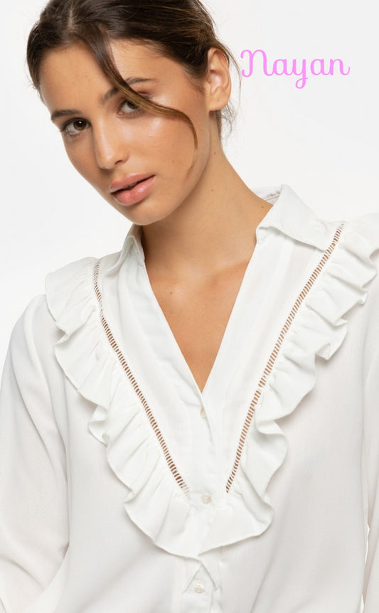 Camisa Muse volantes